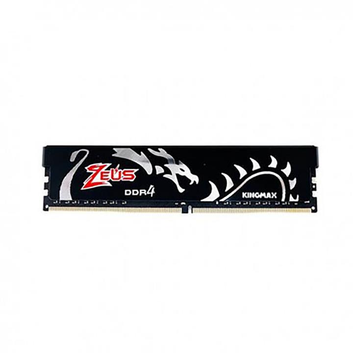 رم کامپیوتر کینگ مکس مدل Zeus Dragon با حافظه 16 گیگابایت و فرکانس 3000 مگاهرتز Kingmax Zeus Dragon DDR4 16GB 3000Mhz CL17 Single Channel Desktop RAM